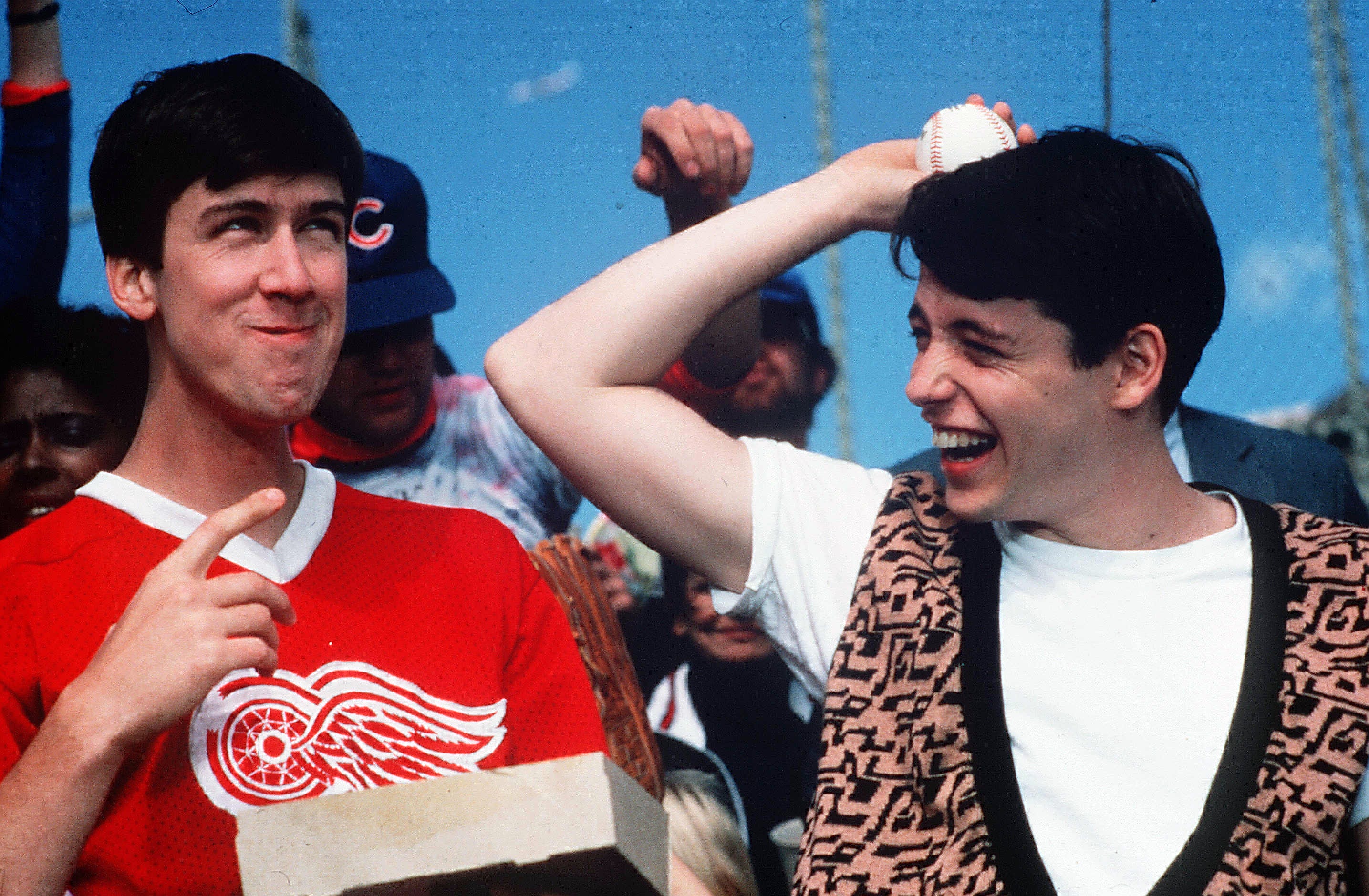 ferris bueller red wings jersey